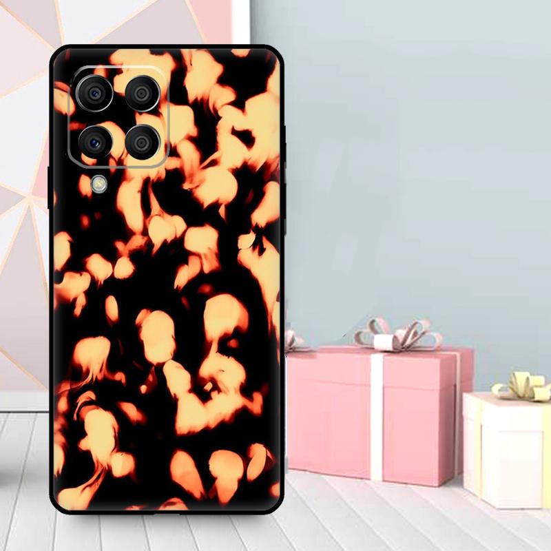 Vintage Tortoise Shell Case For Samsung Galaxy M56 M52 M32 M53 M16 M11 M21 M31 M35 M12 M13 M14 M15 M36 M55 M34 M54
