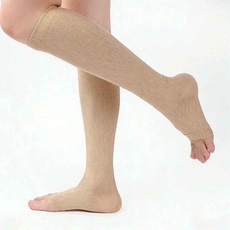 Calzini a compressione graduata unisex per il sollievo dalle vene varicose e il supporto del polpaccio