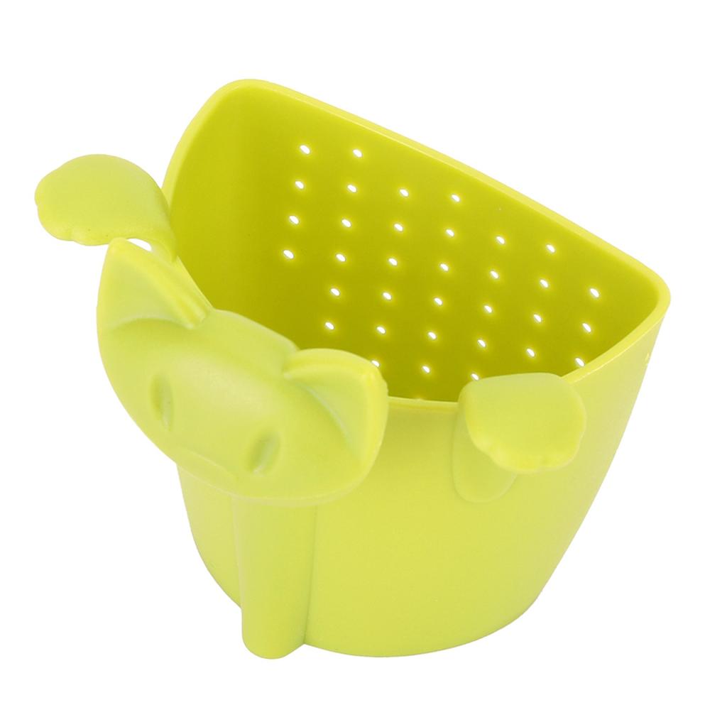 Home Office Niedliche Katzenform Silikon Tee-Ei Teesieb Filter Teezubehör Grün