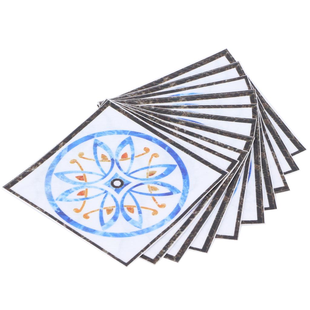 20PCS Self Adhesive Waterproof Diagonal Floor Sticker DIY Decorative Tile Sticker for Living Room