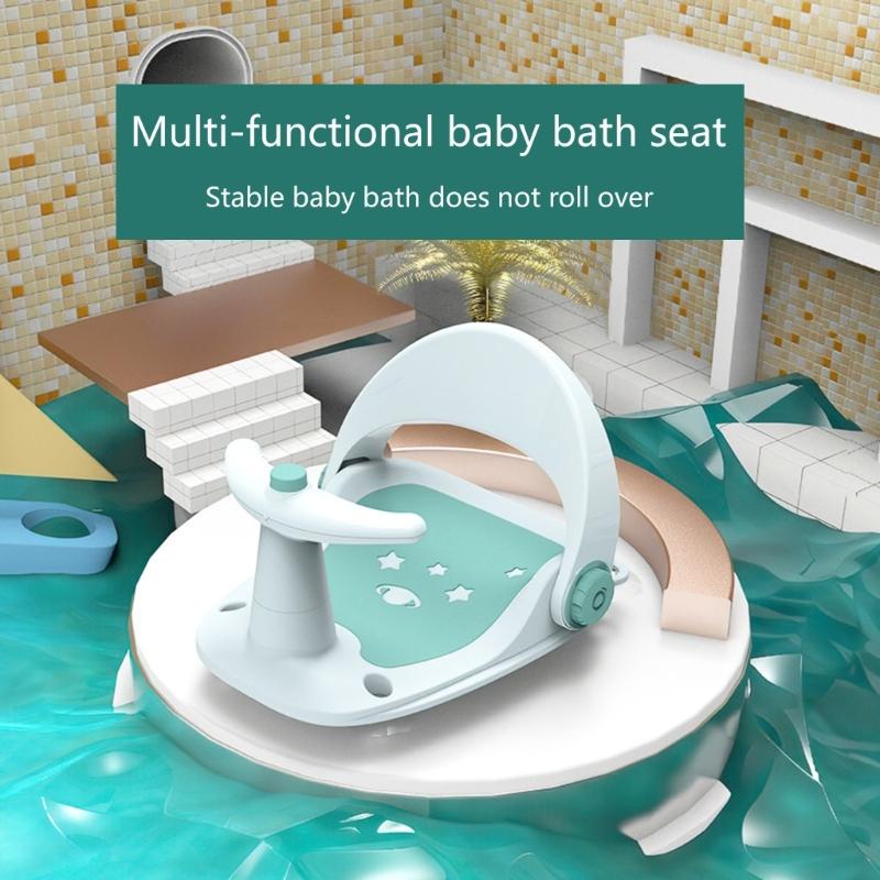 Foldable Bath Chair Versatile Baby Bath Solution Portable Baby Bathtub Aid for Babies Convenient Bathing Experience