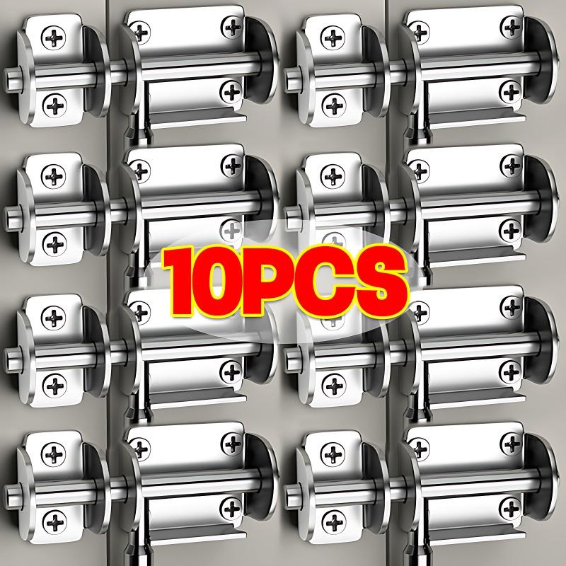 10/1Pcs Door Latches Stainless Steel Heavy Duty Door Bolts Gate Safety Toilet Door Lock Anti-theft Latch Hasp Home Hardware Tool