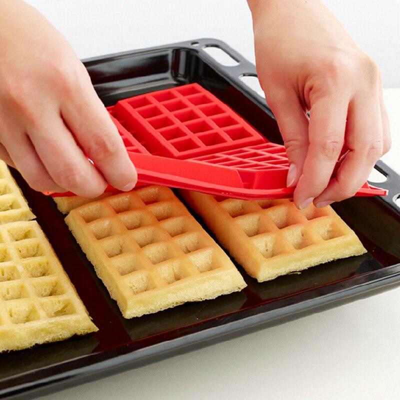 Life83 Silicone Wafer Mold Chocolate Mold Chocolate Baking Mold Red Baking | Kitchen Utensils | Silicone Wafer Baking Mold