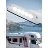 12V RV LED Awning Porch Light 6000K Waterproof RV Van Camper Exterior Lamp 8W Display Wide Lights 10LED Universal RV Accessories