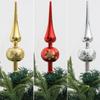 Gourd Christmas Tree Topper Home Decoration Plastic  Decorate Spherical  Christmas