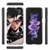 Character MIKASA Phone Case For Samsung Z Flip 6 7 5G Z Flip 5 Galaxy Z Flip 3 4 5G ZFlip Shockproof Hard Cover TPU PC Coque Cap