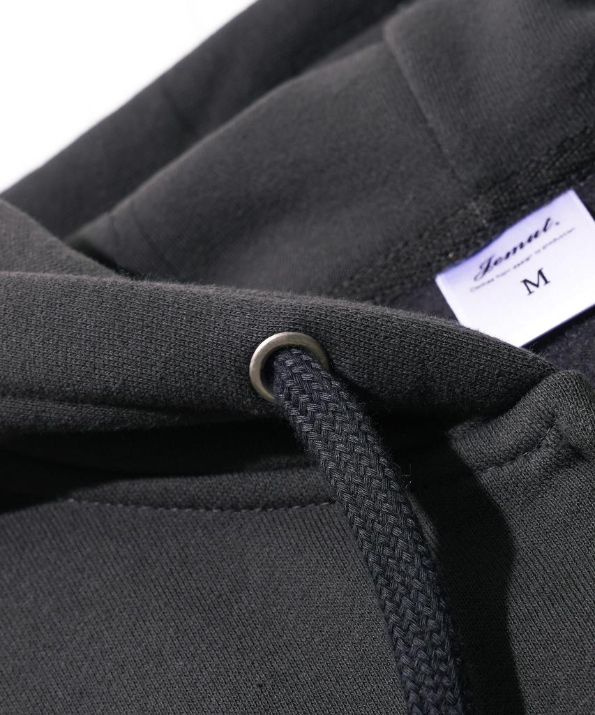 Jemut Pile Oversized Two-Way Zip-Up Hoodie (6 Types) Deep Gray Kjhd2407