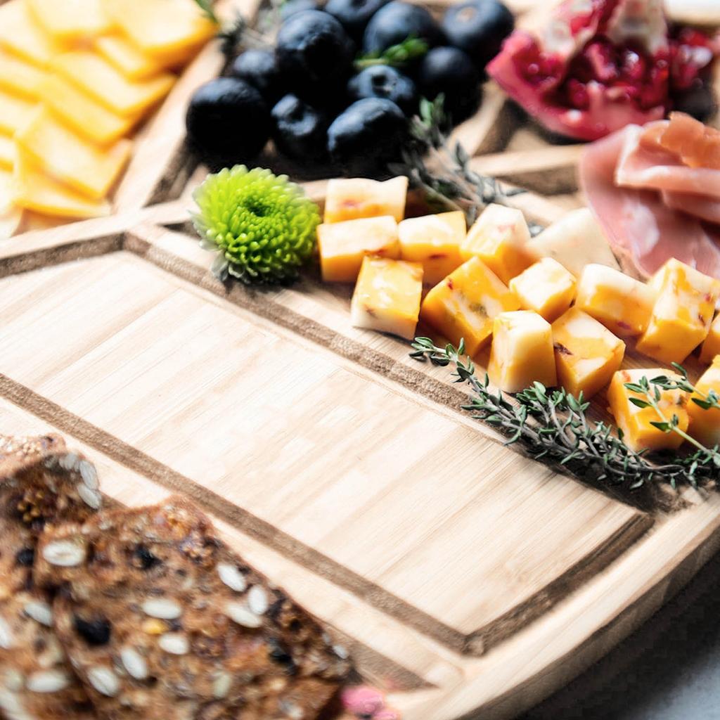 Appetif Board Party Leaf Tác Dřevěné řemeslné dekorace Vařené jídlo