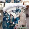 Beautiful Butterfly Pattern 3D Printed Quilt Cover Elegance Simple Style Soft Bedding Cover Pillowcase Home Textiles Duvet Cover