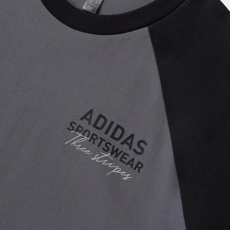 Adidas T Shirt Unisex Dark Gray/Black