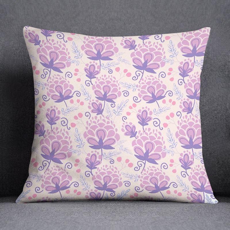 Pink ins Nordic cute pattern pillowcase home decoration sofa cushion living room square pillow cover home fabric