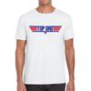 Top Dad Fathers Day Funny Top Gun Spoof Action Adventure Film Best Dad Gift For Father Mens Tee Top