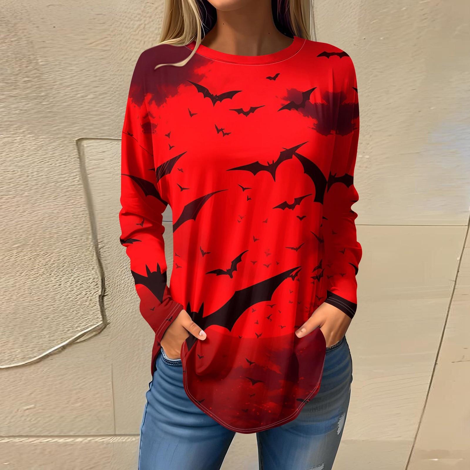 Женская футболка с принтом Хэллоуина — фото 10