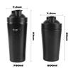 Single-Layer Stainless Steel Shaker Bottle for Protein Shakes and Smoothies - Large Capacity Sports Water Bottle