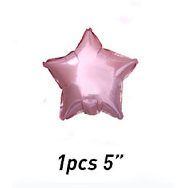 63pcs Pastel Candy Pink 1st 2nd 3rd Foil Number Balloon Set Macaron Latex Ballons Girl Princess Baby Shower Birthday Party Decor