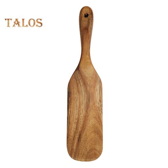 Dřevěná špachtle na vaření Teaková špachtle Nádobí na míchání Míchání Servírování Tepelně odolné lžíce na těsto Snadno se čistí Kuchyňské nástroje