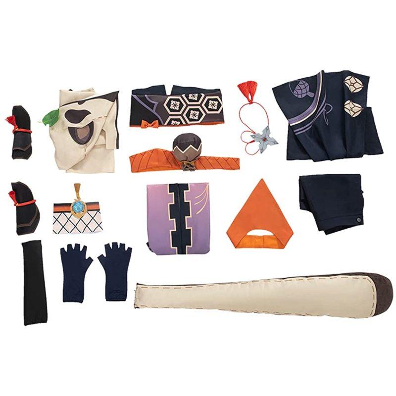 Sayu przebranie na karnawał Sanyu Hanfu peruki pełny zestaw Cosplay na kostiumy komiksowe na Halloween