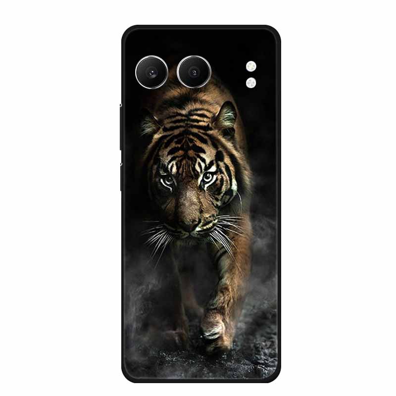 For OnePlus Nord 4 Case Nord4 Phone Cover Animal Black Silicone Soft Back Cover Cases For OnePlus Nord 4 Case 6.74" Shell Capas