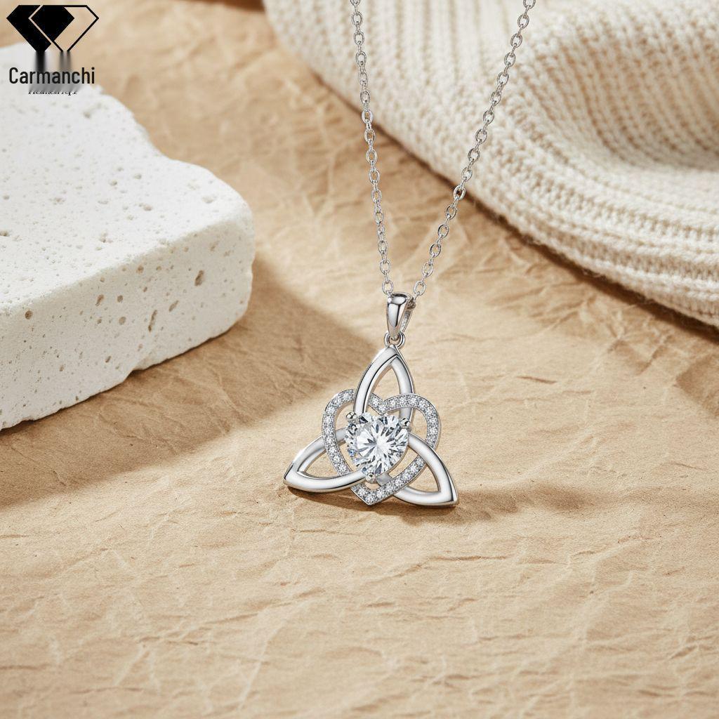 Celtic Knot Pendant: Retro Witch Knot Necklace In European & American Fashion Style