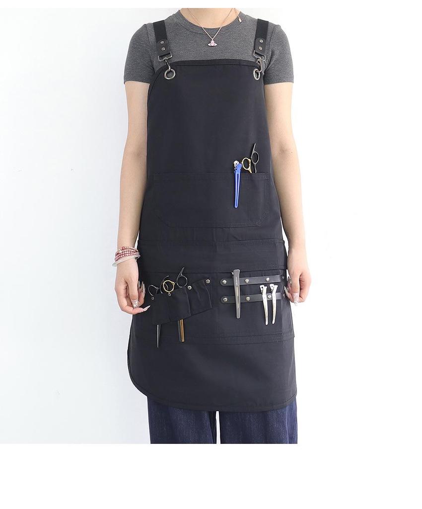 Waterproof Stain-Resistant Barber Apron with Custom Logo for Hair Salon Work