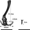 10 Pack Heavy Duty Double Wall Hooks for Maximizing Vertical Storage Space In Entryways Closets Kitchens Bathrooms