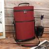 Cooler Wine Bottle Insulated Bag for Wine Thermal Adjustable Shoulder Strap for Outdoor Picnic Travel Carrier Wine Glass Tote