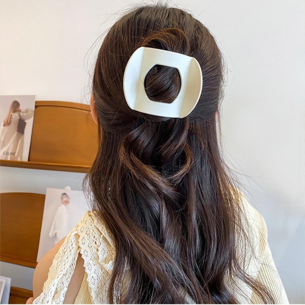 Matte Hair Claw Clip Flat Hair Barrettes New Hairpin For Women