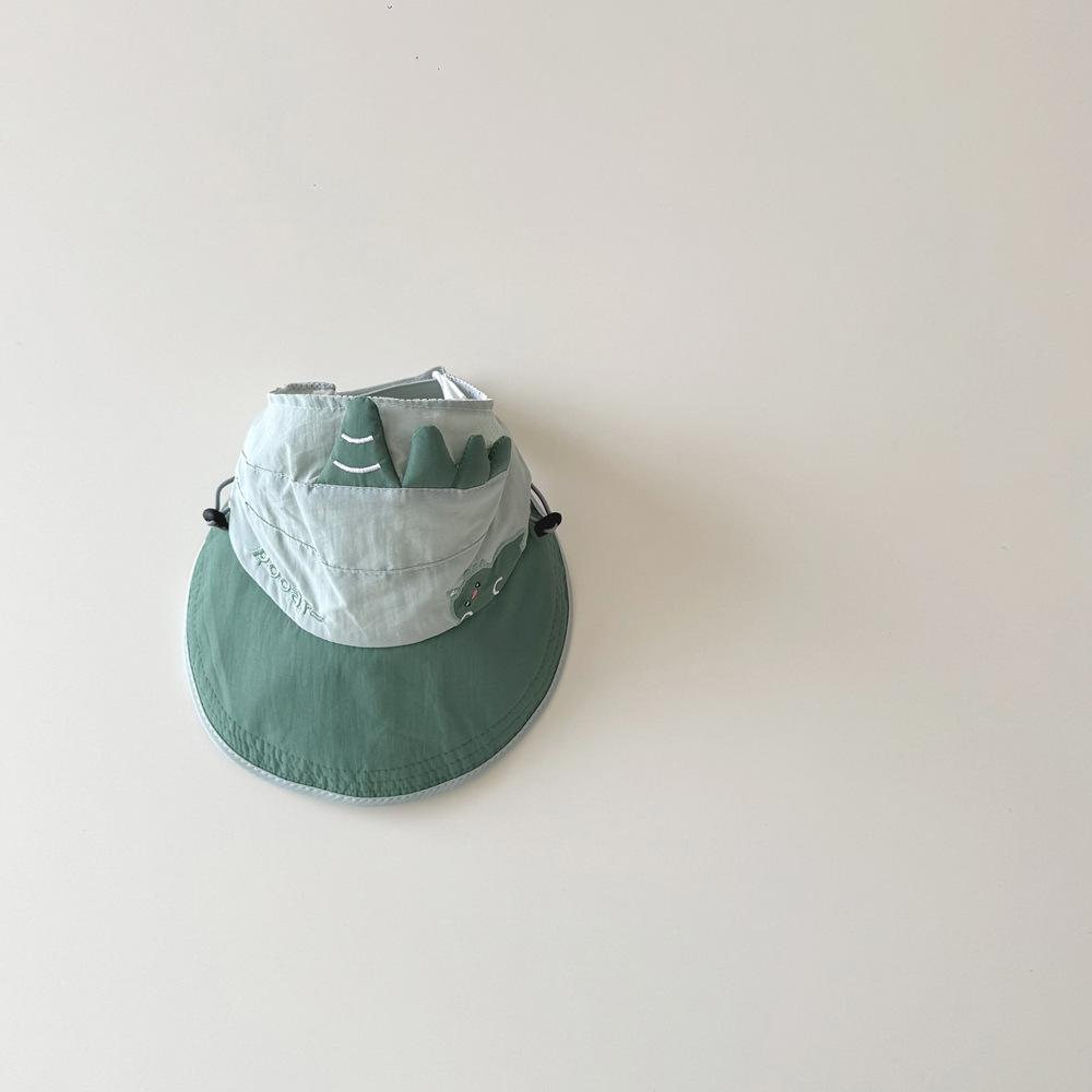 Summer Baby Hat with Large Brim Duckbill Design Quick-Drying Sunscreen Sunshade Empty Top Cap for Children