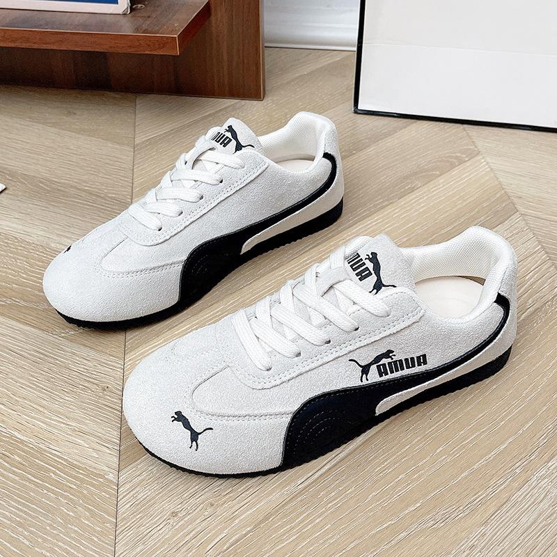 German Training Shoes Autumn New Retro Sports Outer Wear Soft-soled Non-slip Student Casual Forrest Gump Shoes