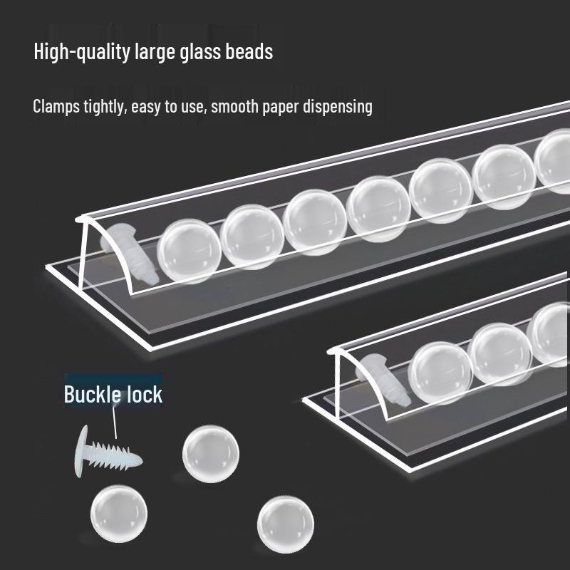 

Wall-Mounted Punch-Free Kitchen Order Clip Rack for Restaurant Takeaway and Scheduling. 20CM Transparent Clip