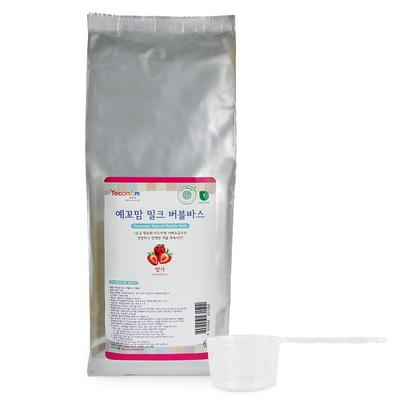 Yekko Mom Milk Bubble Bath Bath Salt Strawberry Flavor Refill, 1000g, 1 Piece