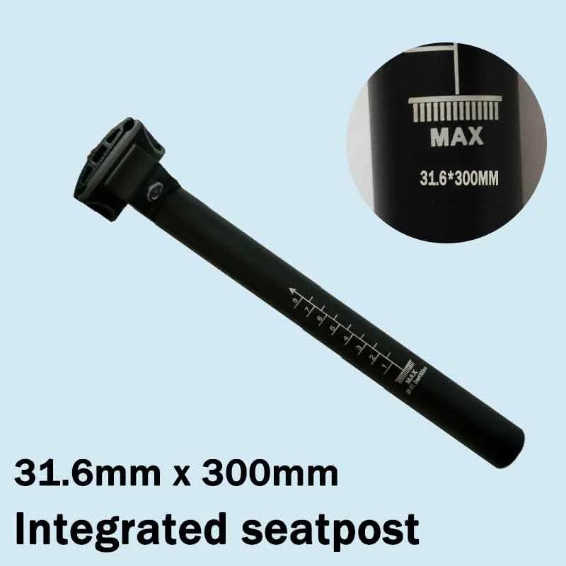 Bicycle Seatpost 300mm Mountain Bike Seat Tube Aluminum Alloy Integrate Seatpost 25 4 27 2 28 6 30 4 30 8 31 6mm MTB Saddle Post