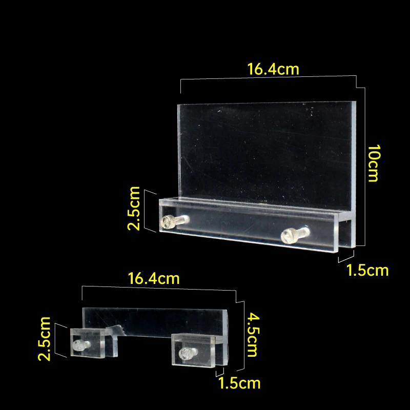 Clear Acrylic Fish Tank Led Light Holder Aquarium Lamp Hanging Fixtures Support Stands Box Aquatic Fish Tank Lighting Tools