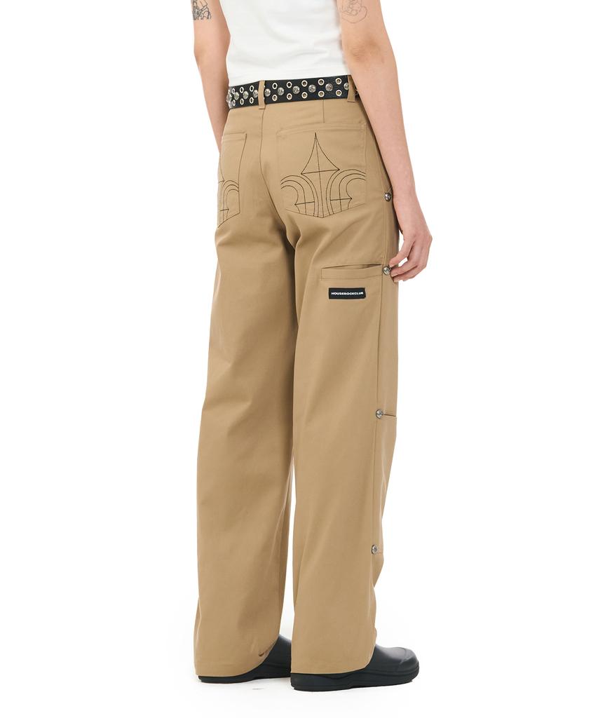 Hauseulagkeulleob Rock Carpenter Pants - Brown