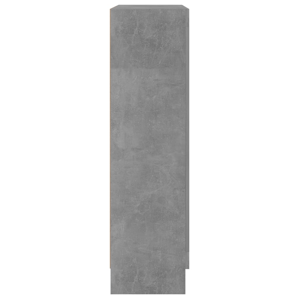 Bookshelf Concrete Grey 82.5 x 30.5 x 115 cm Engineered Wood