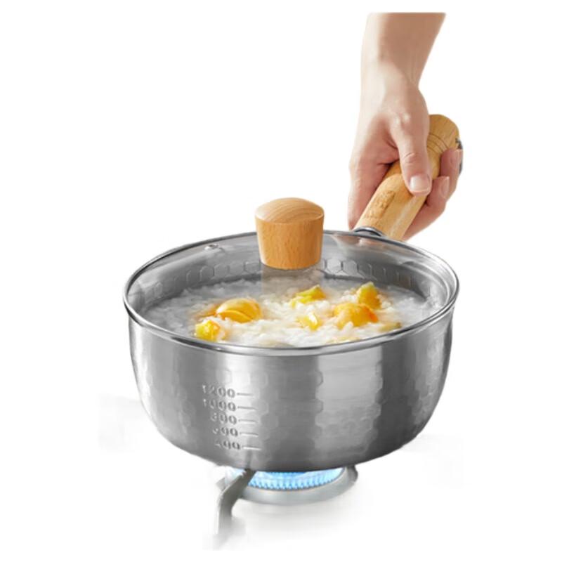 Zhang Xiaoquan 18cm 304 Stainless Steel Baby Food Supplement Yukihira Pot