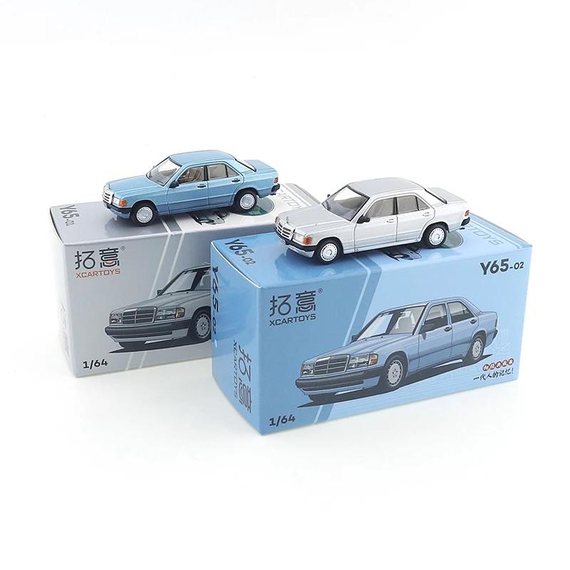 XCARTOYS 1/64 Mercedes Benz 190E Classic Car Alloy Toys Motor Vehicle Diecast Metal Model Kids Xmas Gift Toys for Boys