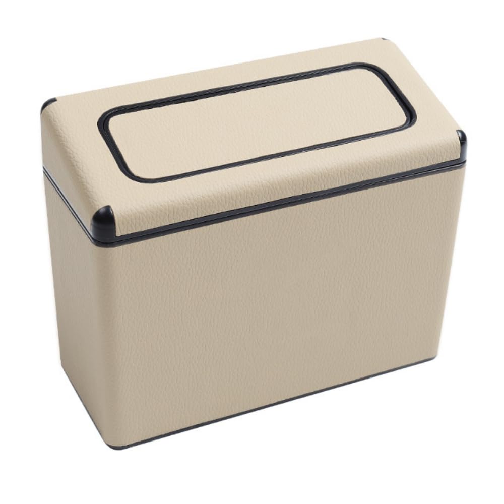 YourKit Car Trash Hanging Large for Cars Can, Type, Waterproof, Capacity, Adjustable, (Beige)