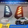 LED Flowing Daytime Running & Fog Light Frame for 2022-2024 Nissan Kicks