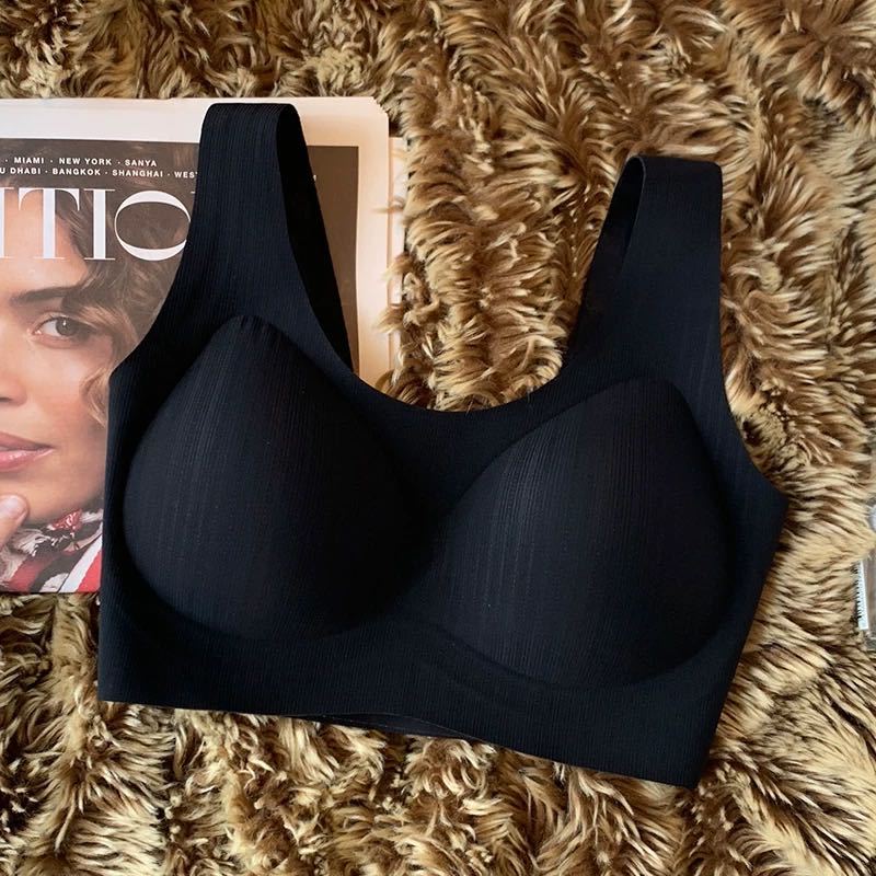 South East Asia Vietnam Thailand Women Traceless Vest Comfortable Gathering Side Collapse Bra Cover