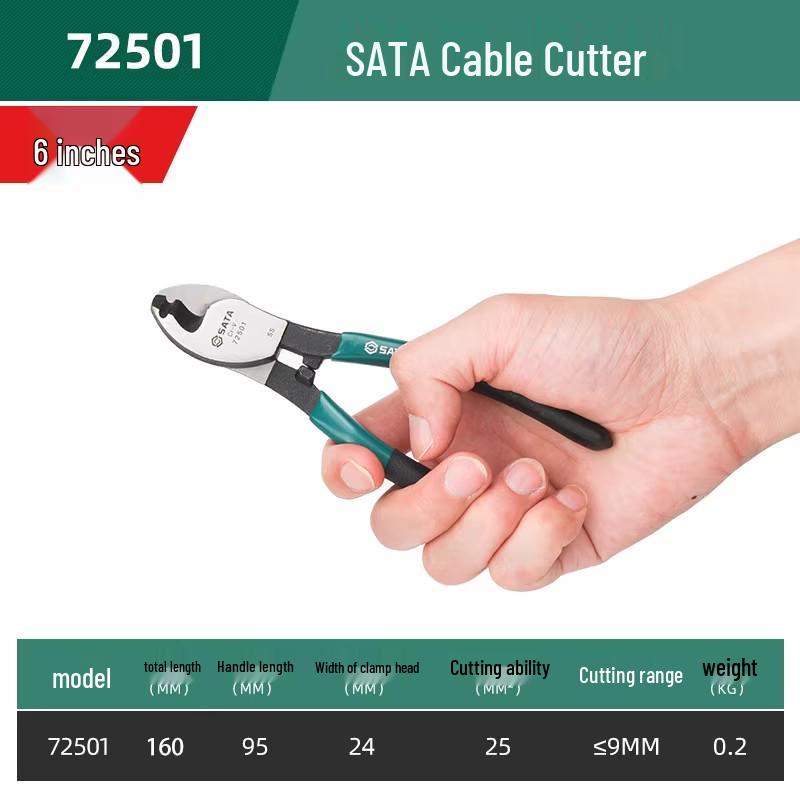 SATA Electrician Scissors & Wire Cutter Pliers - Models 72501/72502/72503