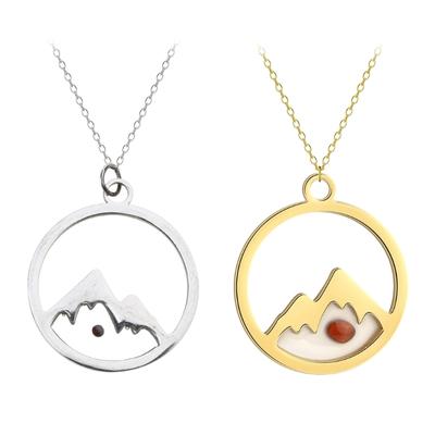 Kreativität Senf Halskette Edelstahlkette Glaubenshalskette für Frauen Mädchen Christlicher Inspirationsschmuck