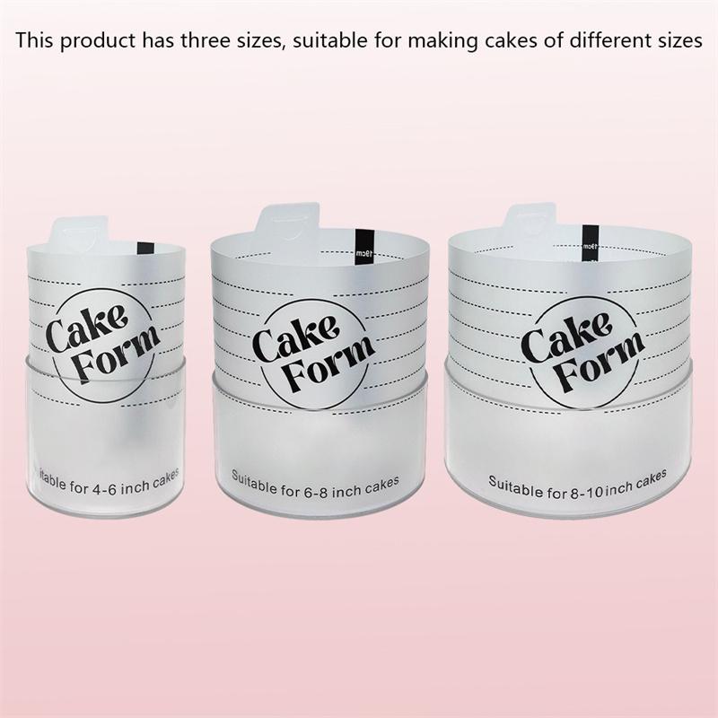 4-10 colių reguliuojamas apvalus torto žiedas, ištraukiamas fondanto įrankis, putėsių torto žiedas, akrilinis apskritimas, kepimo žiedas, torto dekoravimo įrankiai