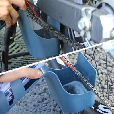 Motorcykelverktyg Motorcykelunderhåll Kedja Oljeförvaring Samla oljefläckar Oljefläcksförvaringslåda