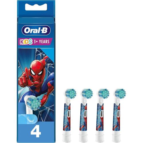 

Braun Oral-B Kids Soft Teeth Brush Refills, Spiderman Design, Set of 4