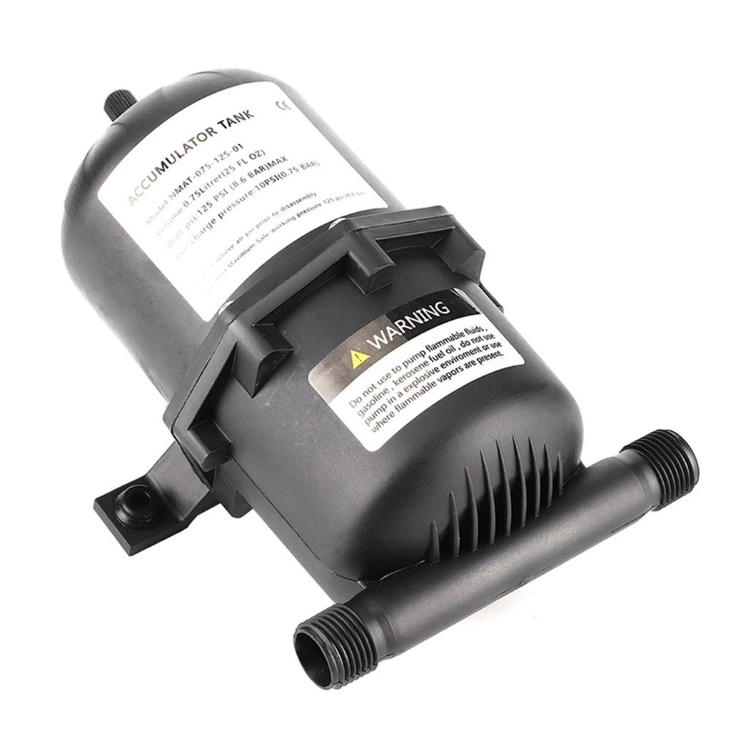 Akkumulator Druck Tank Wasser Pumpe Flow Control 0,75 L 125PSI Wasserdicht für Marine RV Boot