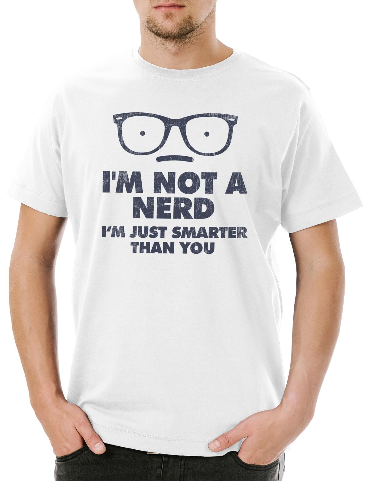 I m Just Smarter Than You Men s T-Shirt Mens Womens Tees Top Jerk Geek Nerd Teacher Freak Gamer 2XL