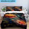 Hummingbird In Bloom 3pcs Bedding,Including 1pc Duvet Cover And 2pcs Pillowcases Perfect for Christmas,Ideal for Bedroom, Dormitory