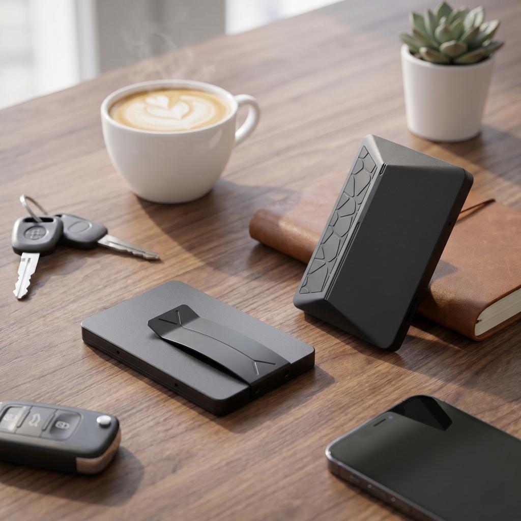 Minimalist Slim Wallet Multi Card Holder Portable Compact Storage Case for Coins Cards and Small Essentials with Secure Closure and Lightweight Design