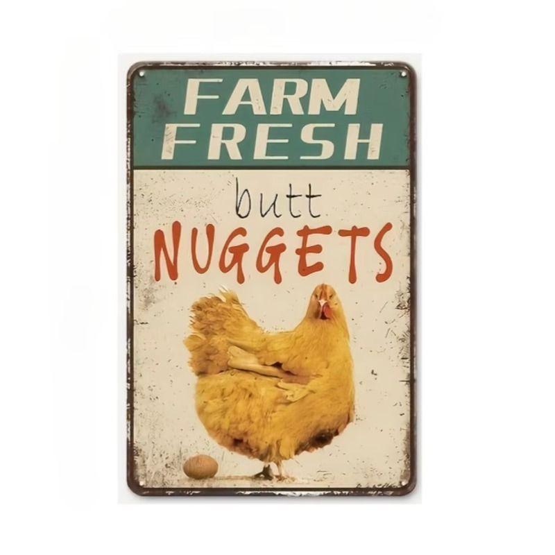 Vintage Metal Tin Sign Wall Art Home Decor 20x30cm